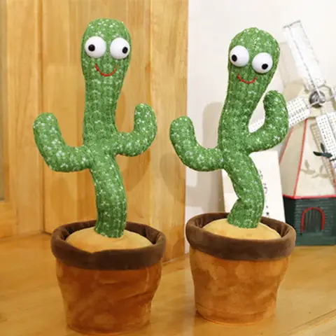 इंटरैक्टिव डांसिंग कैक्टस मज़ेदार रिचार्जेबल इलेक्ट्रिक कैक्टस गाएँ और दोहराएँ, बात करना सीखें, डांसिंग कैक्टस उपहार 10 best sales कैक्टस नाचने वाला खिलौना - №7