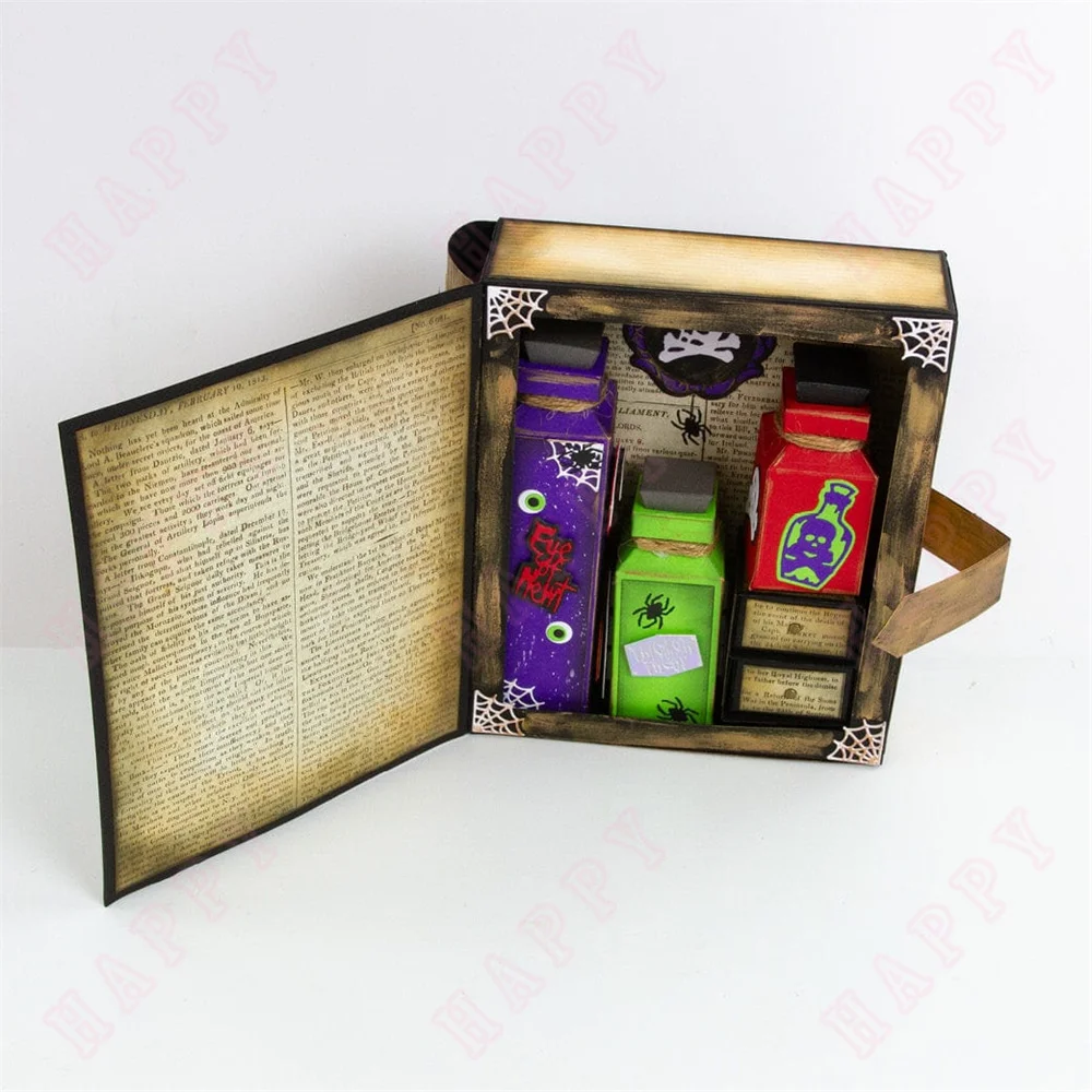 Hallowmas صندوق يموت قطع معدنية يموت قطع يموت قالب سكرابوكينغ الحرفية الديكور قالب النقش DIY بها بنفسك اليدوية 2025 جديد