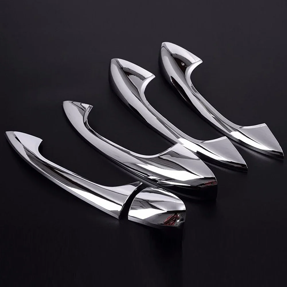 For Mercedes Benz C Class W205 E Class W213 GLC X253 2015-2023 ABS Chrome Car Accessories Door Handle Cover Trim Frame For LHD