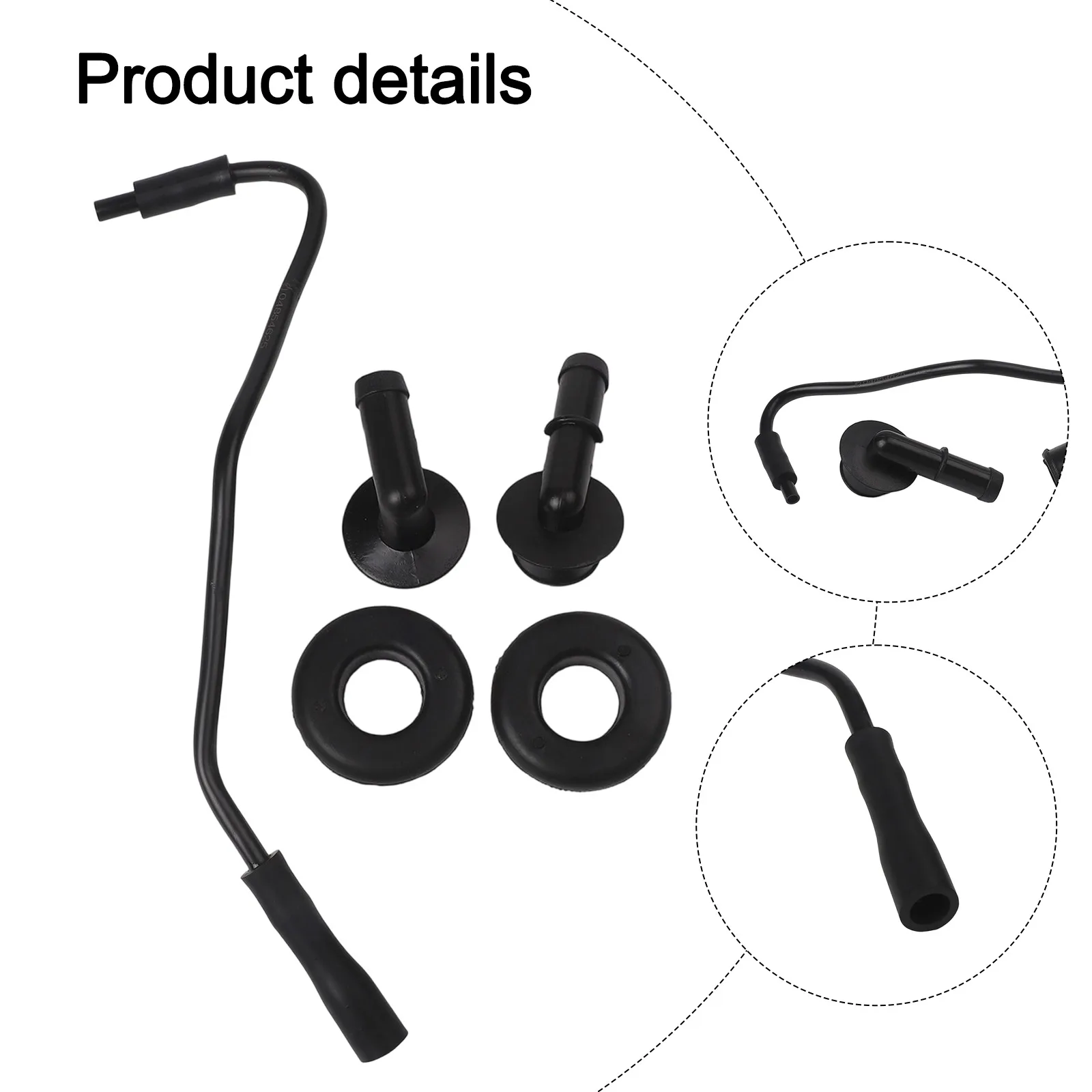 خرطوم تهوية علبة المرافق وصمام PCV لسيارة جيب لشيروكي وورانجلر 4 0L 1997 2004 رقم الجزء OEM 04854265