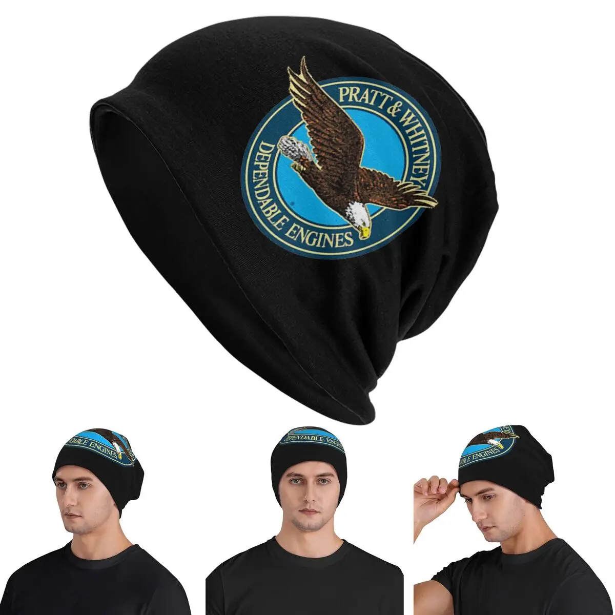 

Pratt & Whitney Logo Dependable Engines Skullies Beanies Hats Warm Autumn Winter Outdoor Cap Knitted Bonnet Caps Unisex Adult