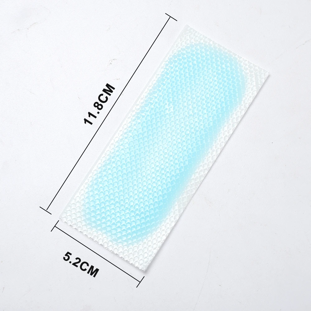 8/12/20pcs Fever Cooling Patch Low Temperature Ice Gel Pad Antipyretic Sticker Relieve Summer Heatstroke Toothache Medical Pads