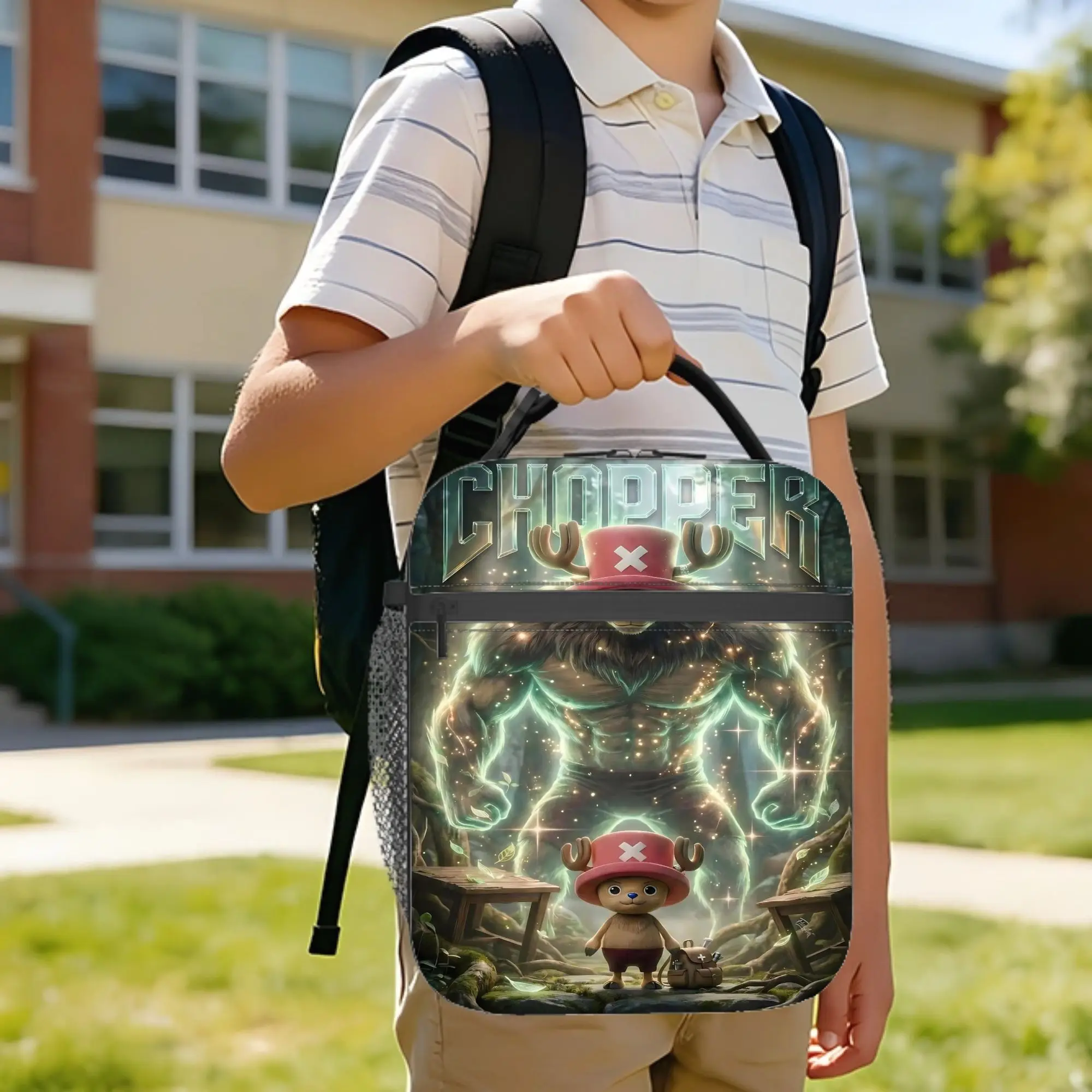 

Tony Tony Chopper Insulated Lunch Bags Thermal Bag,Meal Container One Piece High Capacity Lunch Box Tote Bento Pouch Work