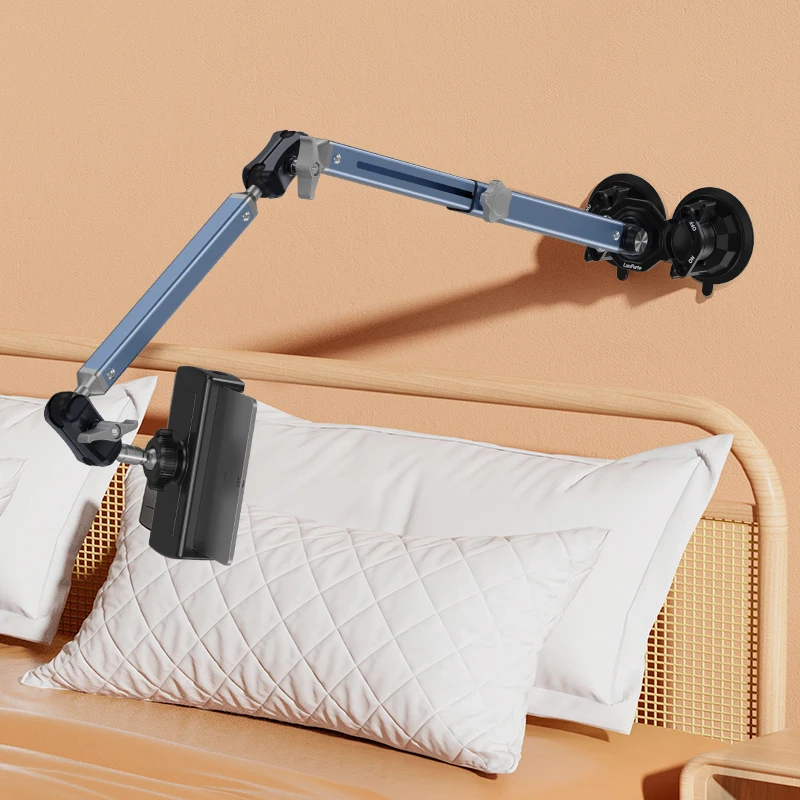 360 Degree Adjustable Tablet Holder for 4 to 12.9 inch Tablet Smartphone Retractable Long Arm Lazy Stand Bracket for iPad