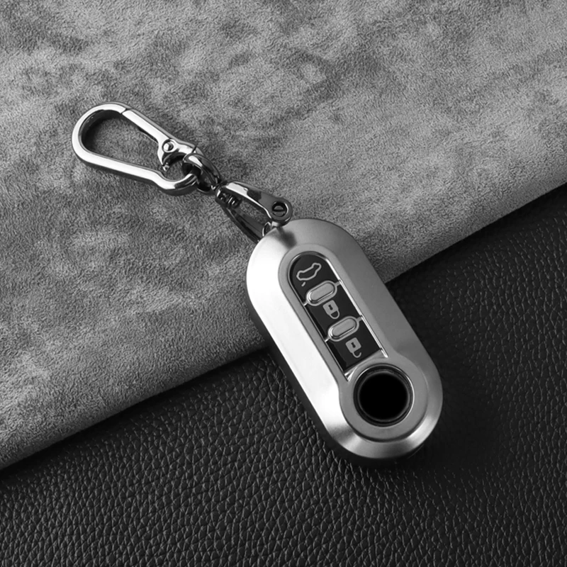 

TPU Car Key Case Cover For Fiat 500 500L Panda Punto Grande Ducato Lancia Musa Protector Shell Key Chain Car Accessories