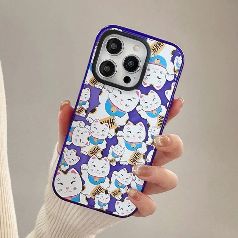 

Lucky Cat 2.0 Acrylic Phone Case Cover for IPhone 11 12 13 14 15 Pro Max Case for IPhone 15 Pro Max