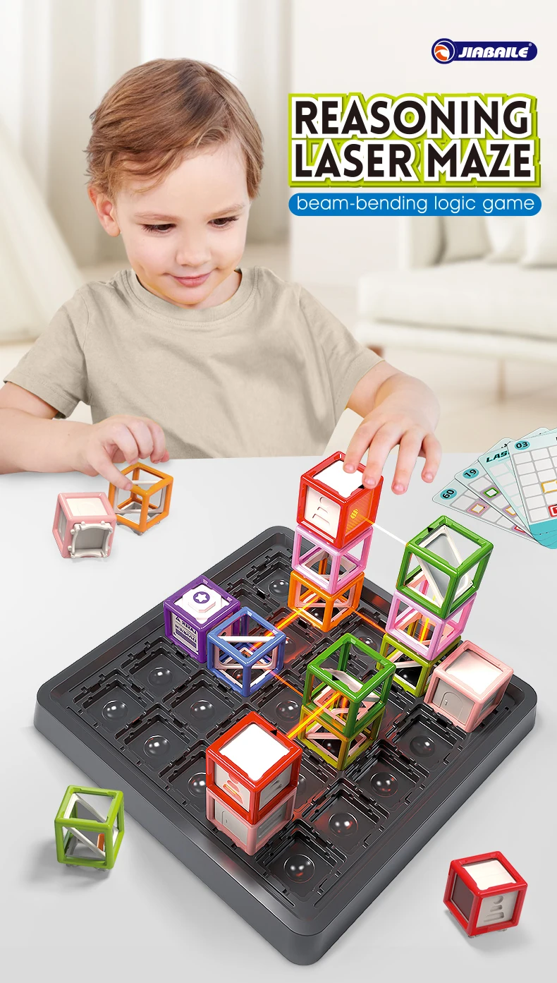 Cadeau Garcon 10 Ans Labyrinthe Laser Jeu éducatif STEM - 60+ Défis, 37
