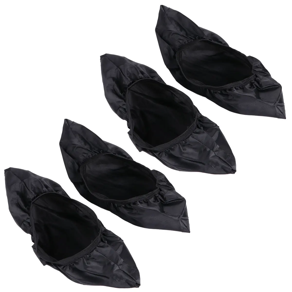 4 قطعة غطاء التزلج النايلون قابل للغسل الغبار حامي الحذاء للطين المطر الثلوج الأنشطة في الهواء الطلق تزلج يغطي الأحذية غطاء غبار