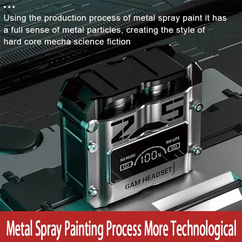 M25 Wireless Noise Reduction HQ High Quality TWS Earphone M25 In-ear Type-C LED Display Recharge Earphone Headphone