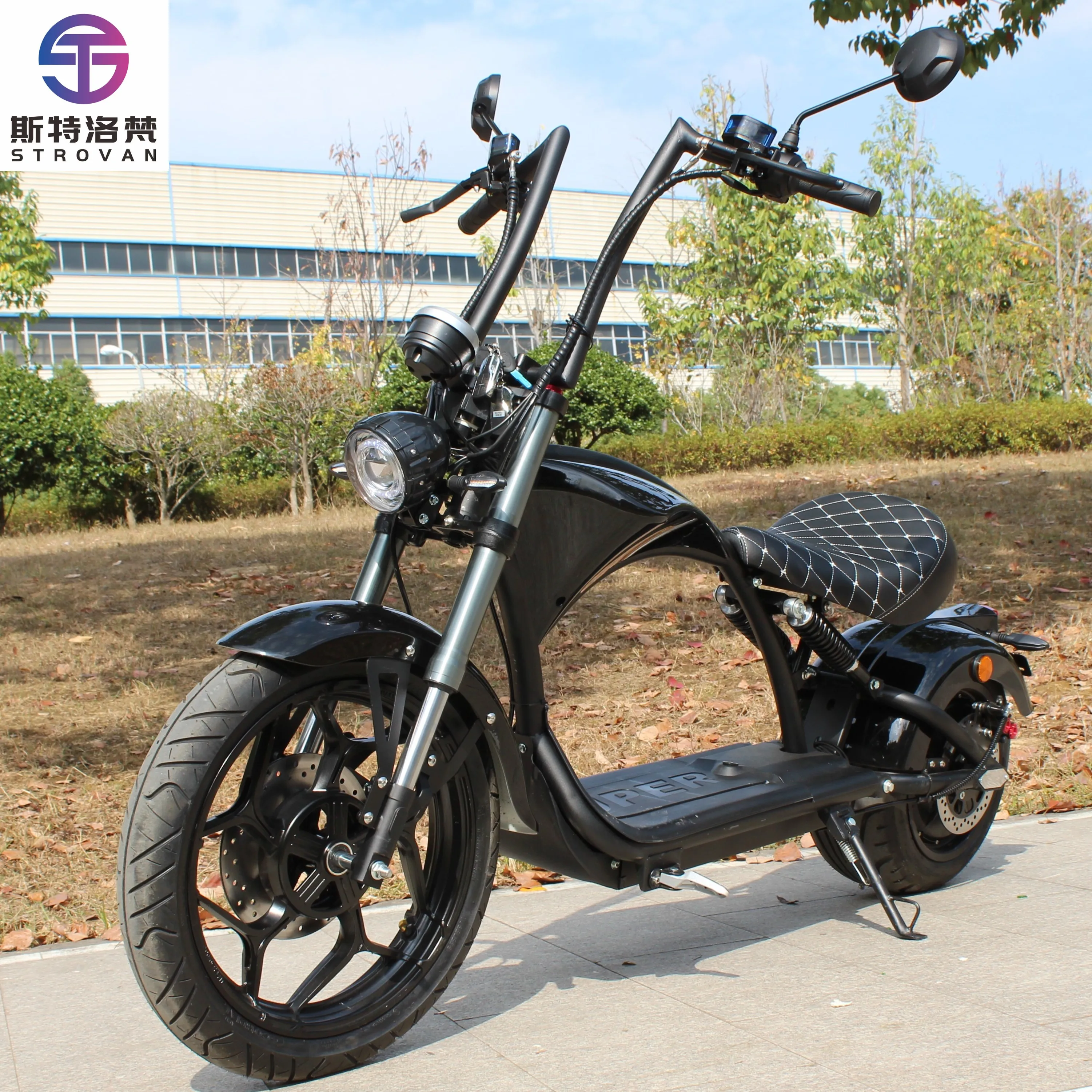 3000W EEC COC Certified Electric Motorcycle Citycoco CP-4Plus, EU Warehouse Stock Ready