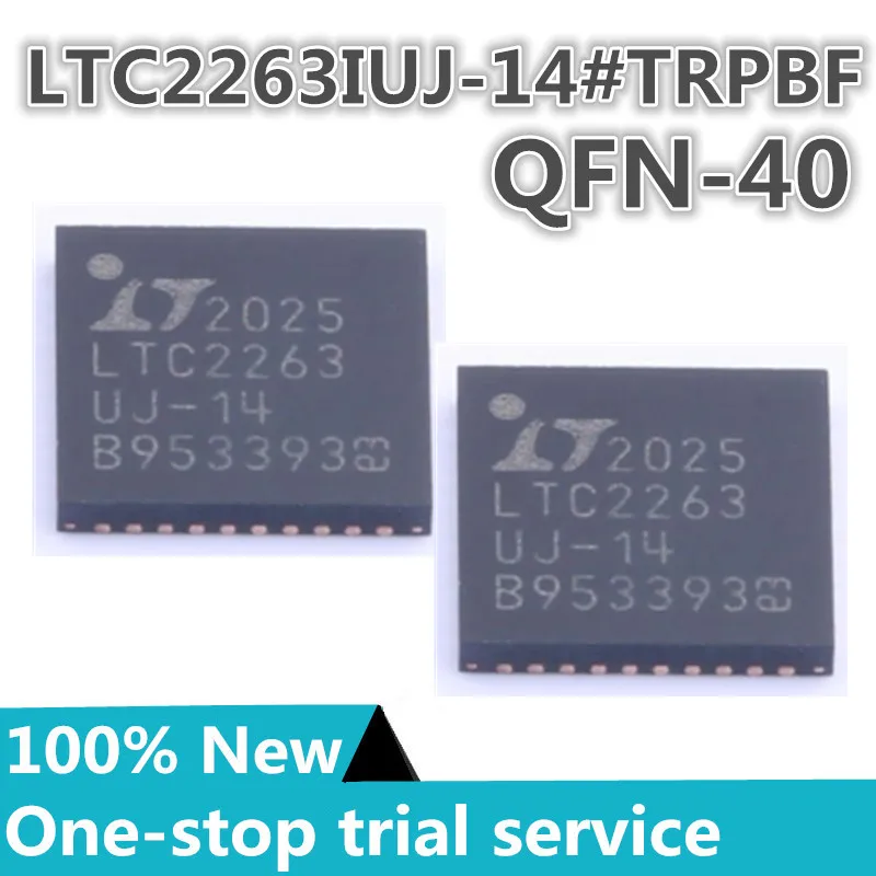 

1-10PCS %The new original LTC2263 LTC2263IUJ-14#TRPBF encapsulates the QFN-40 Analog-to-digital converter chip ADC