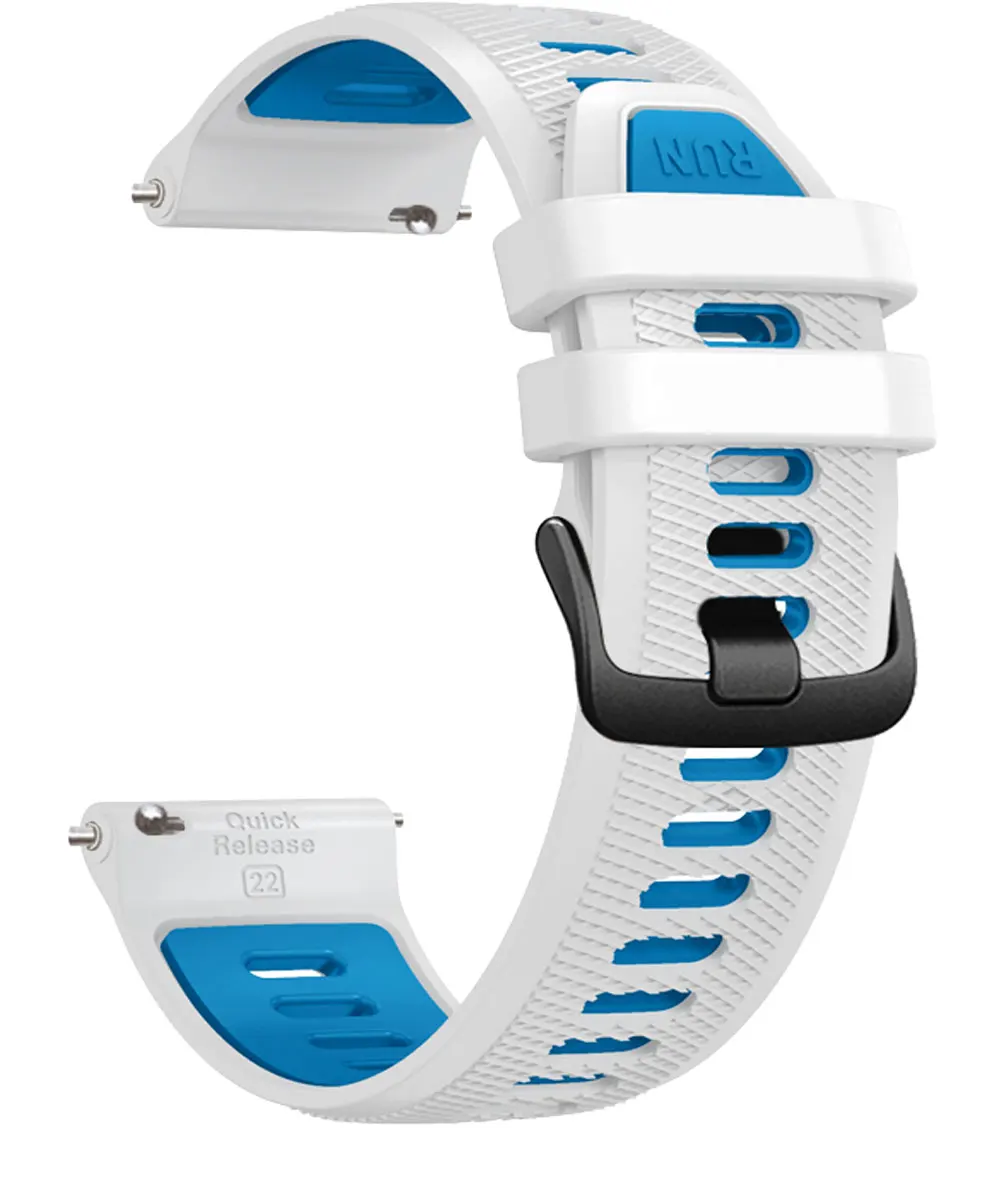 22 mm Silikon-Smartwatch-Armband für Garmin Forerunner 265, Ersatzgürtel für Forerunner 255 Music Vivoactive 4 Venu 2 Armband – Detail 11