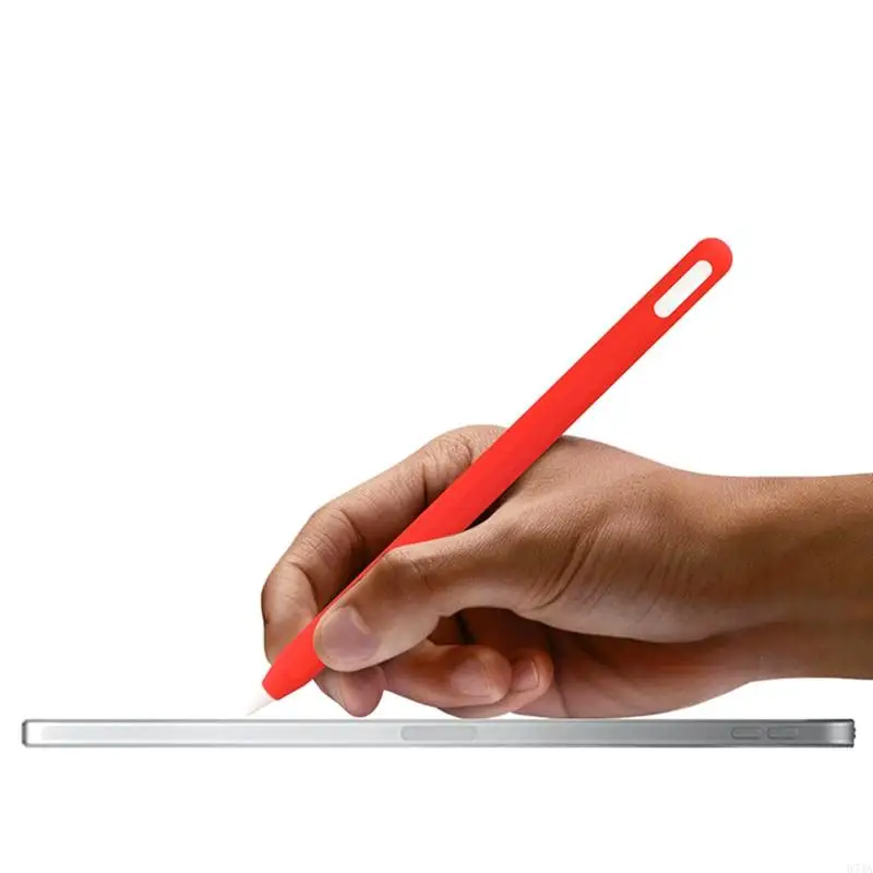 ForApple Pencil 2 Silicone for Case Sleeve Non-slip Cover for Shell Shockproof 67JA