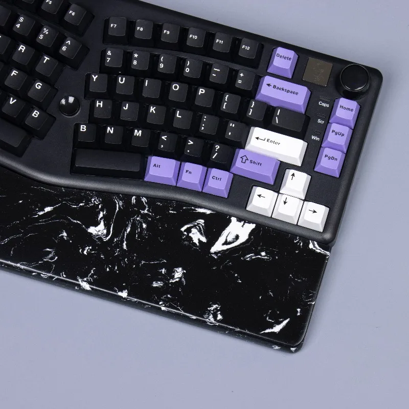 

LEOBOG 75 Alice Mechanical Keyboard Palm Rests Costom Computer Accessory Mousepad Wrist Rest Ergonomic Quartz Material for Gifts