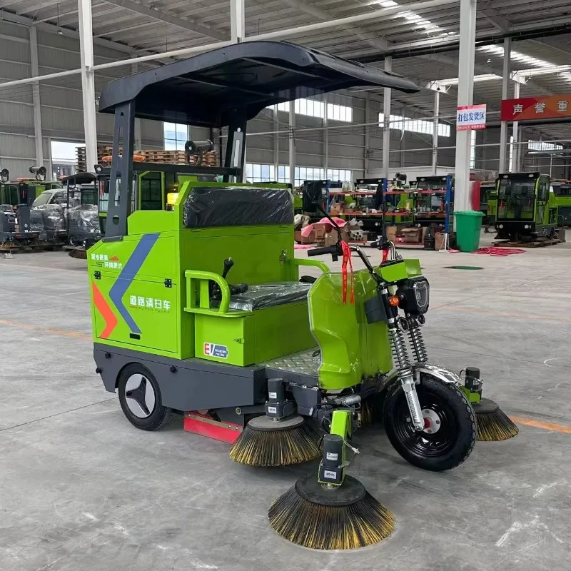 YG Customized YX-14C Multi-functional Ride On Three-wheeled Sweeper Electric Scrubber Cleaning Machine For Road Street