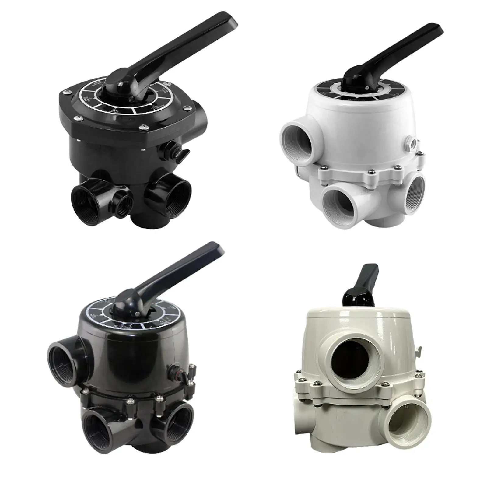 

Sand filter valve, reusable valve, repair parts, easy to install 6-way