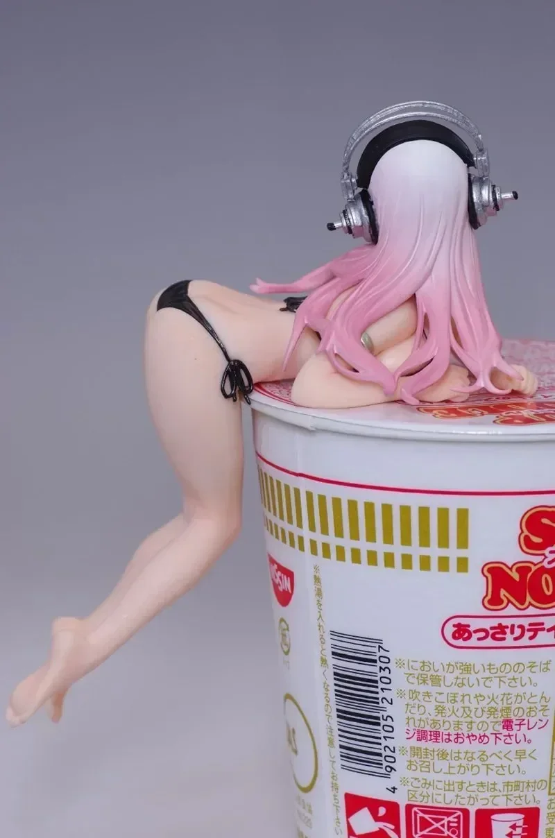 13 cm Supe Sonico Anime Figur Nitro Cartoon Figuren Zweidimensionale Sexy Mädchen PVC Action Figure Nudel Stopper Japanische Puppen
