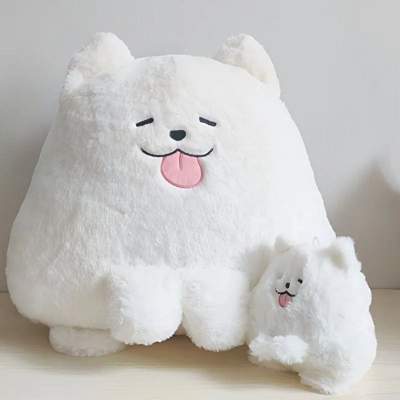 لطيف Samoyed 13 سنتيمتر ياي أفخم قلادة متعة عروسة كارتون الكلب الاتجاه لعبة وسادة الزينة الإبداعية مفاجأة دمية هدية عيد ميلاد