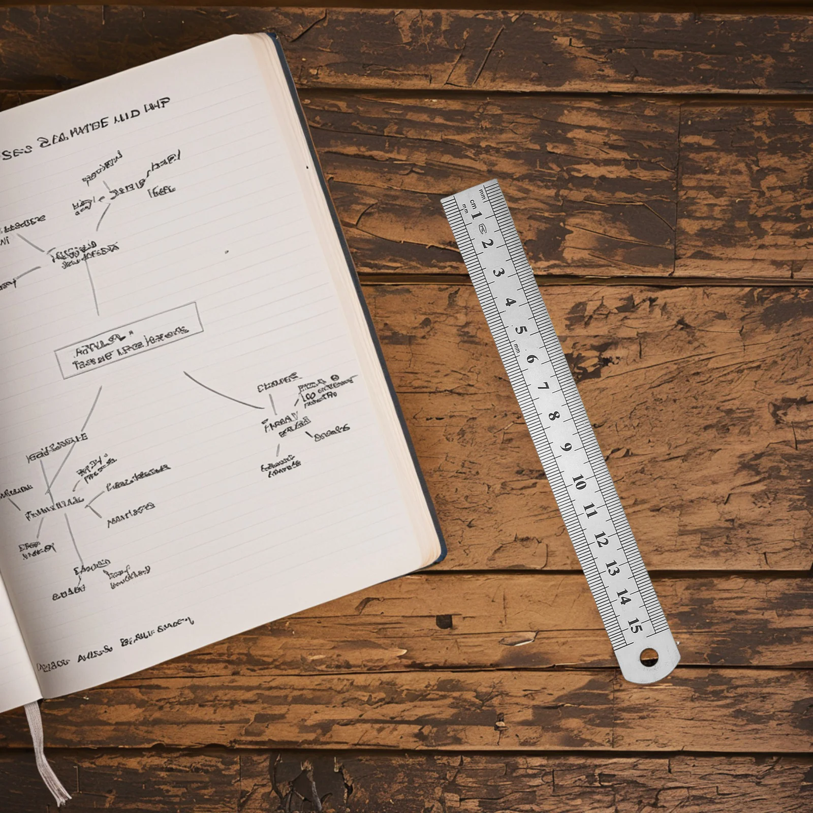 

2pcs 15Cm Stainless Steel Ruler Metric Imperial Scale Straight Edge Measuring Tool For School Office Drafting Baking