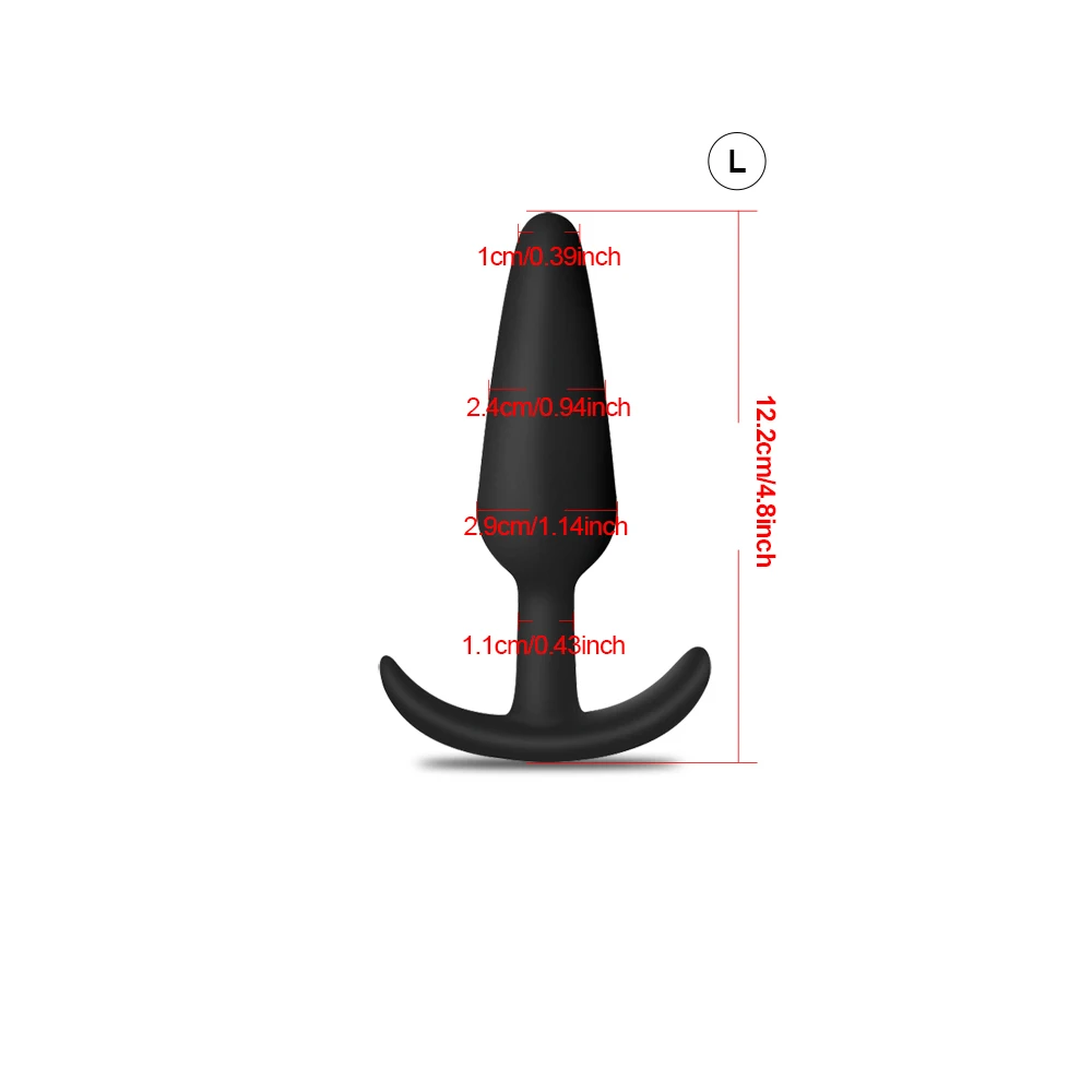 3 Sizes Anal Plug Bullet Vibrator Sex toys for Men Women Prostate Massager Safe Silicone Dildo Butt Plugs Intimate Adults Goods