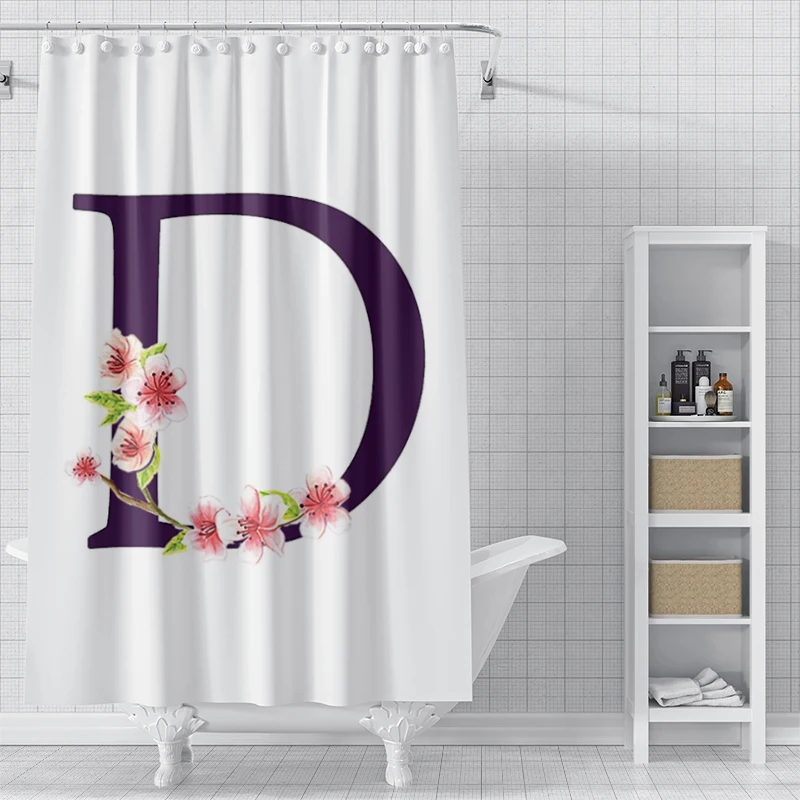 Home decor 26 letter shower curtains for bathroom waterproof fabric bathroom Curtains modern shower curtain 180x200 240x200