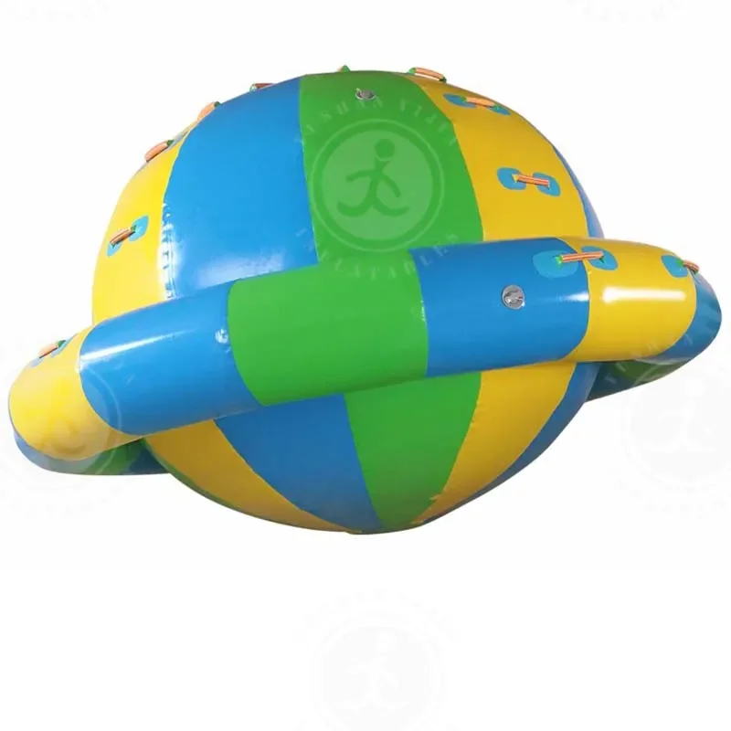 JWDurable Cheap Price UFO Balloon Inflatable Water Game Saturn Roller Portable Human Gyroscope Rides for Sale