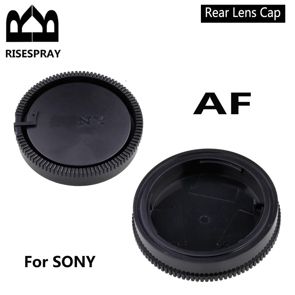 For SONY AF / Minolta MA mount Rear Lens Cap + Camera Body Cap Set Plastic Black