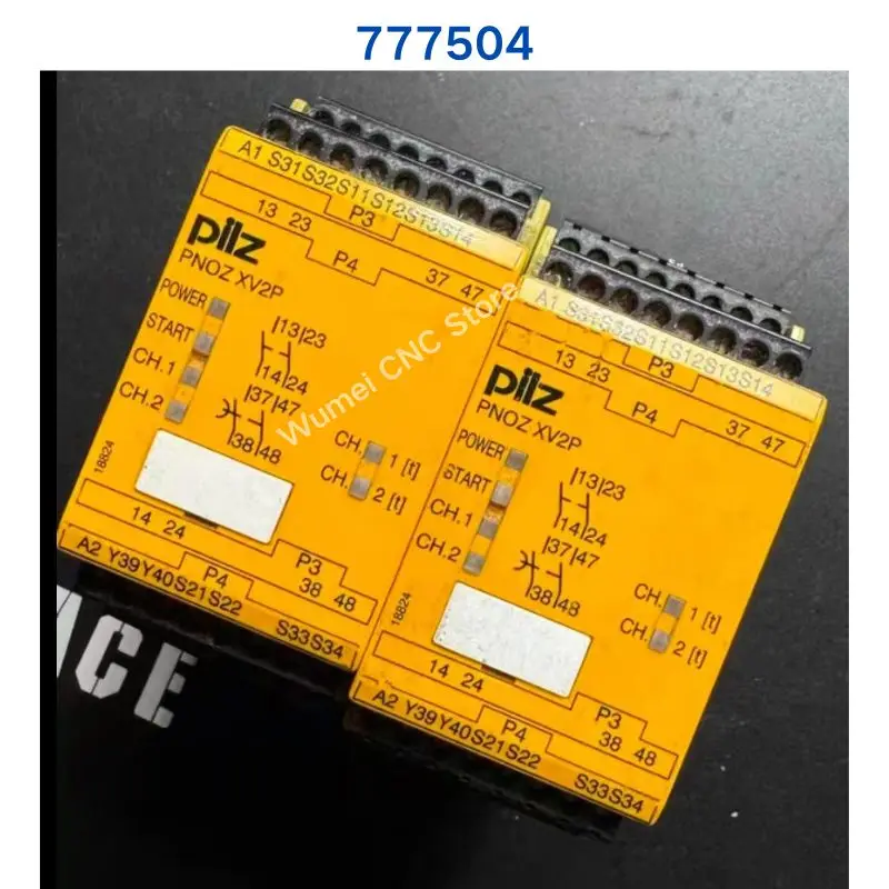 

Second-hand test OK PILZ relay PNOZ XV2P 777504