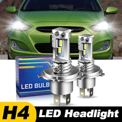 1pc/2Pcs For Hyundai Accent 2012-2020 Car Headlamp 12000lm H4 9003 LED Headlight Hi/Low Beam Bulbs Canbus 6000k Accessories