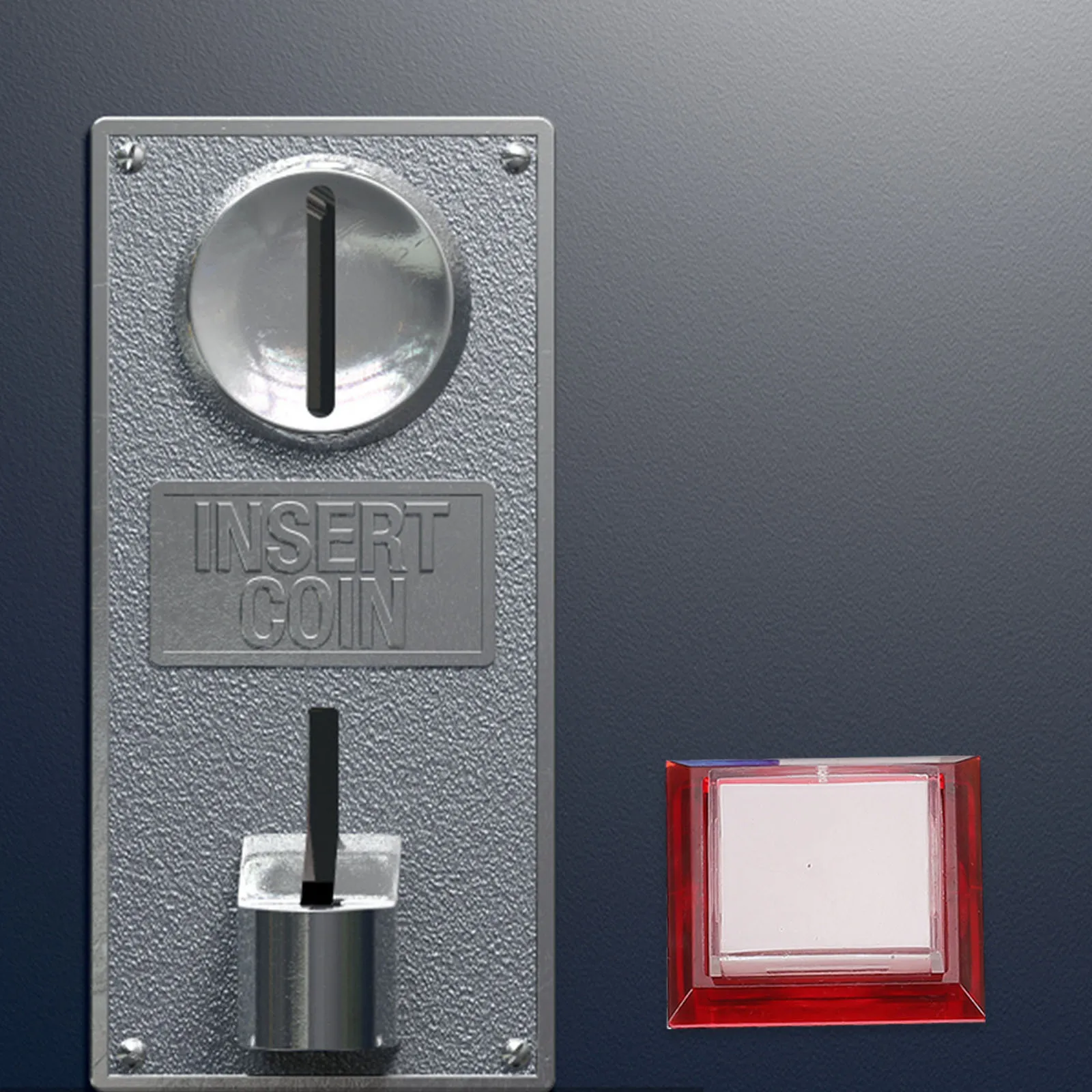 

5Pcs Game Machine Switch Plastic Push Button Household Rectangular Arcade Button Durable Replacement Game Machine Accessory