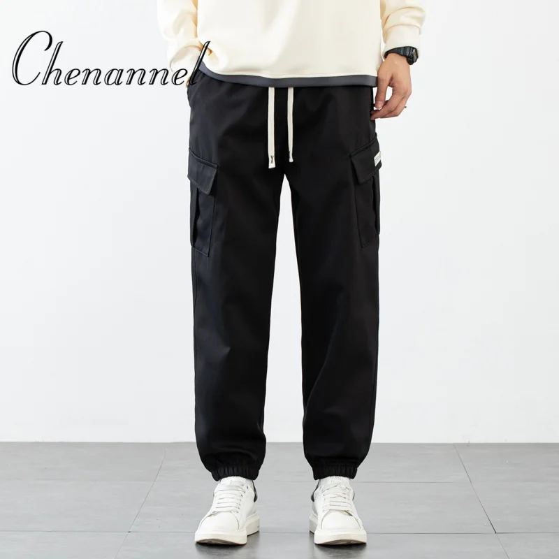

New Workwear Men's Cargo Pants Autumn Cotton Work Wear Bottoms Casual Climbing Joggers Men Sweatpants Hombre Baggy Trousers