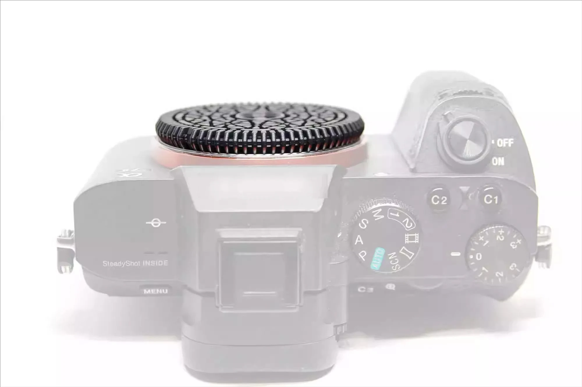 mirrorless camera EF-M FX E-mount wide angle free focus pancake lens 25mm/F10 travel street building ancient film body cap lens