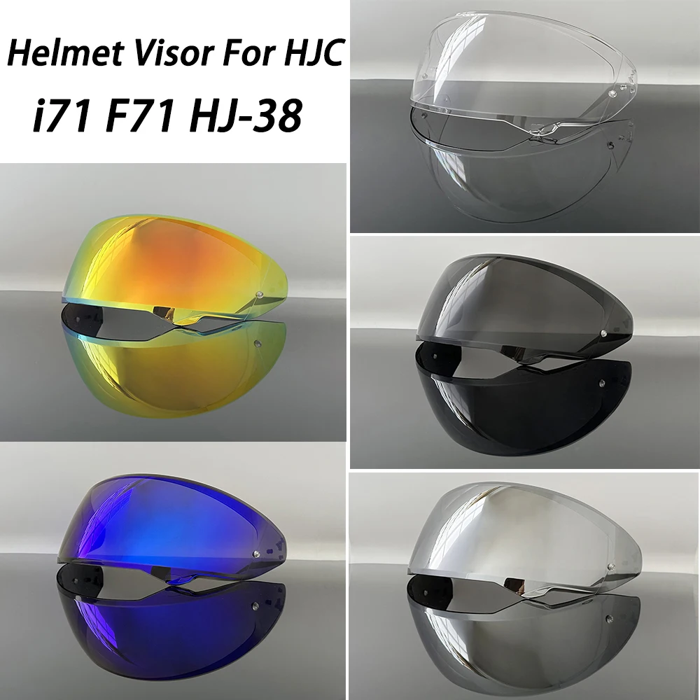 F71 Helmet Visor lens Motorcycle Full Face Helmet Visor Lens Replacement Lens Fit for HJC i71 F71 Carbon