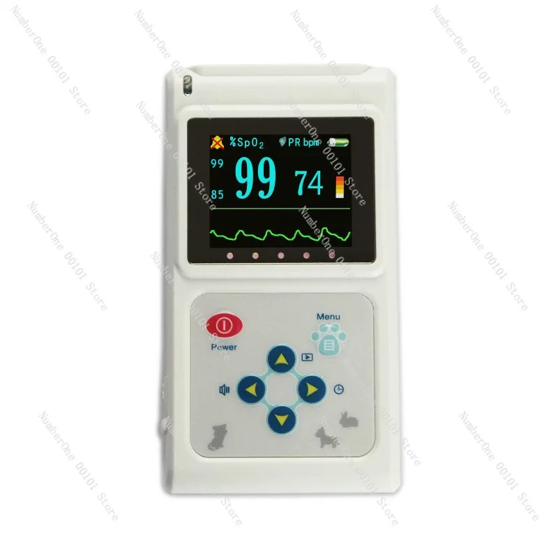 CMS60D Veterinary Pulse Oximeter SPO2 heart Rate monitor VET Ear/Tongue Probe PC Software