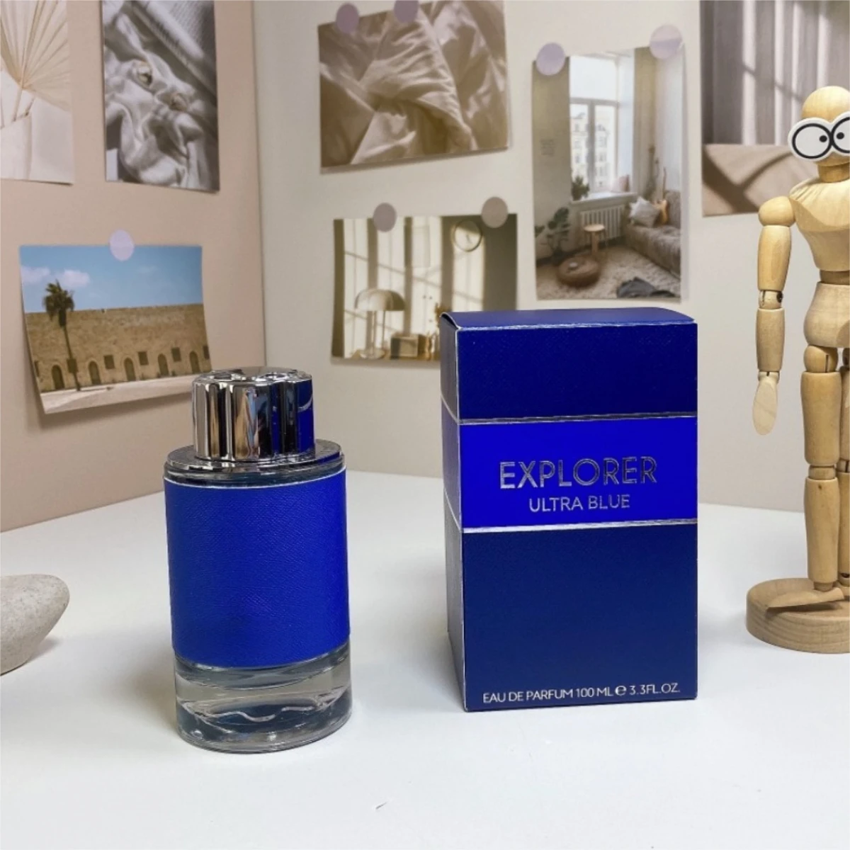 

Mens Eau De Parfum 100ml Ultra Blue Explorer Woody Aromatic Fragrance Long Lasting Fresh Scent for Daily Wear Ideal Gift for Him
