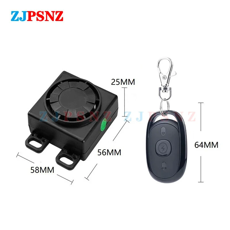 48V 60V 72V Scooter Ebike Alarm System With 2Switche For Electric Bicycle Scooter Motorcycle Tricycle Ebike Brushless Controller