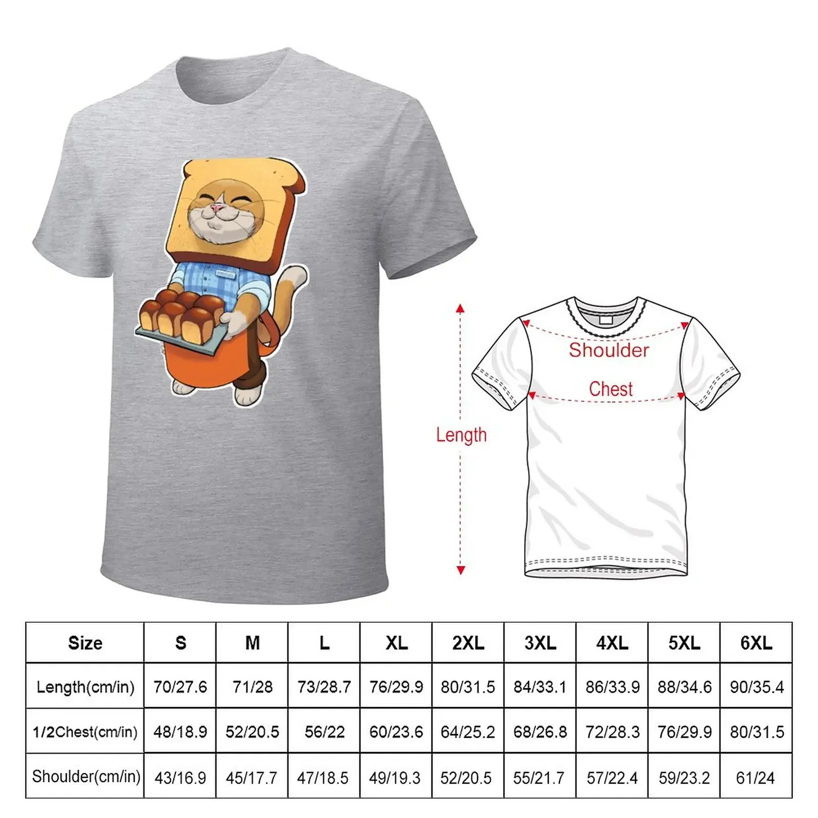 Bread Cat T-Shirt new edition plus sizes oversized t shirt men