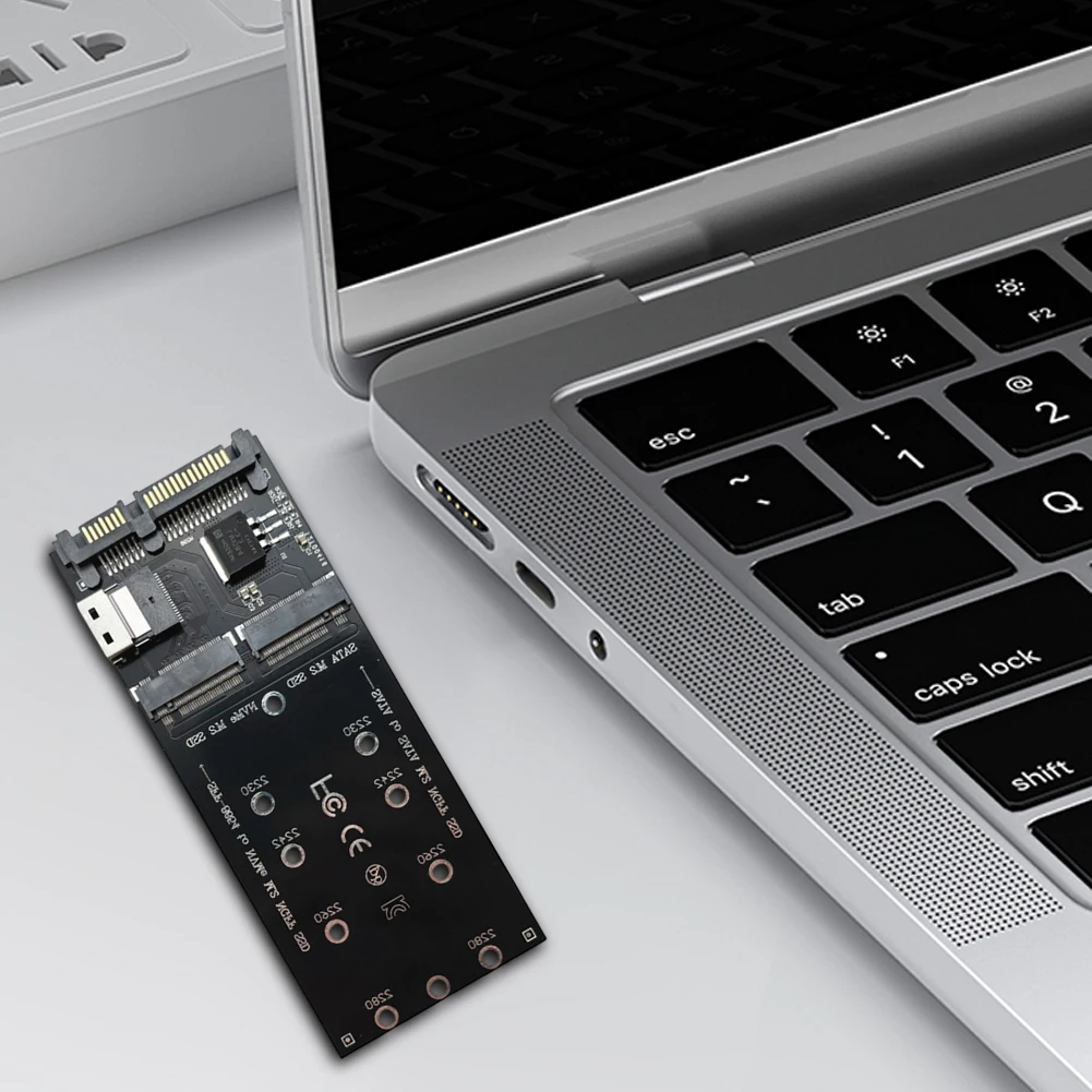 

Адаптер M.2 к SATA SFF-8654 к M2 NVME SSD-конвертер 2 в 1, комбинированный адаптер, переходная плата, подходит для материнской платы ПК, настольного ПК