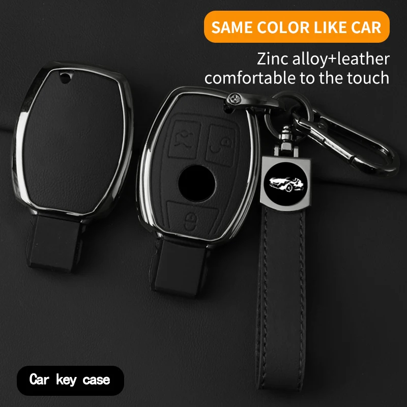 Fashion Zinc Alloy Remote Car Key Case Cover for Mercedes Benz GLA200 GLA220 GLA260 GLA180 Car Interior Decoration Supplies