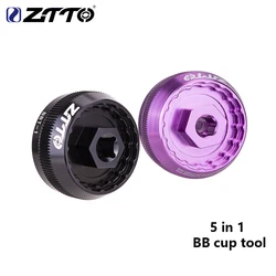 ZTTO 5 in 1 Bottom Bracket Tool TL fc24 fc25 DUB BBR60 BB93 Mega evo BB52 BSA30 BB386 Installation Tool Remover Repair key Cups