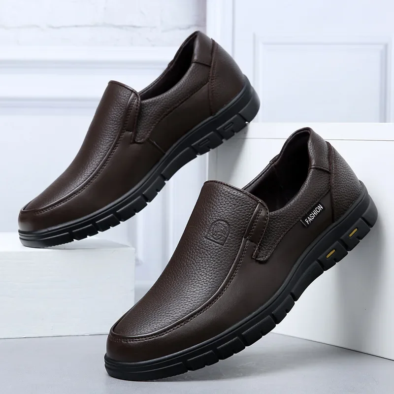 Men Leather Shoes New Genuine Leather Handmade Shoes Casual Shoes for Men Outdoor Footwear Loafers Breathable Sneakers Zapatos