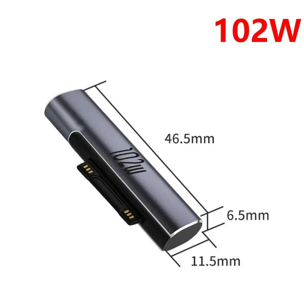 لمايكروسوفت السطح برو X 8 7 6 5 4 الذهاب كتاب إلى نوع C PD محول اللوحي شحن سريع محول قابس مهايئ شاحن مغناطيسي