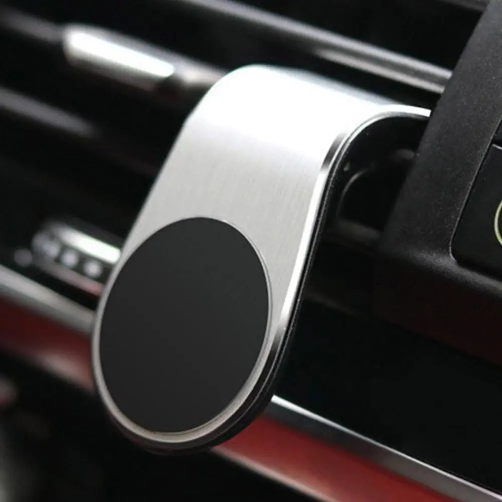 Suporte magnético para telemóvel, para fixar na grelha de ventilação do carro, com suporte para GPS, compatível com iPhone, Samsung e Xiaomi – suporte