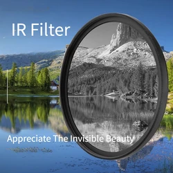 Walking Way Infrared IR Filter Camera Lens Filter 720nm Filter Infrared Filter for SLR DSLR Camera Lens Nikon Canon