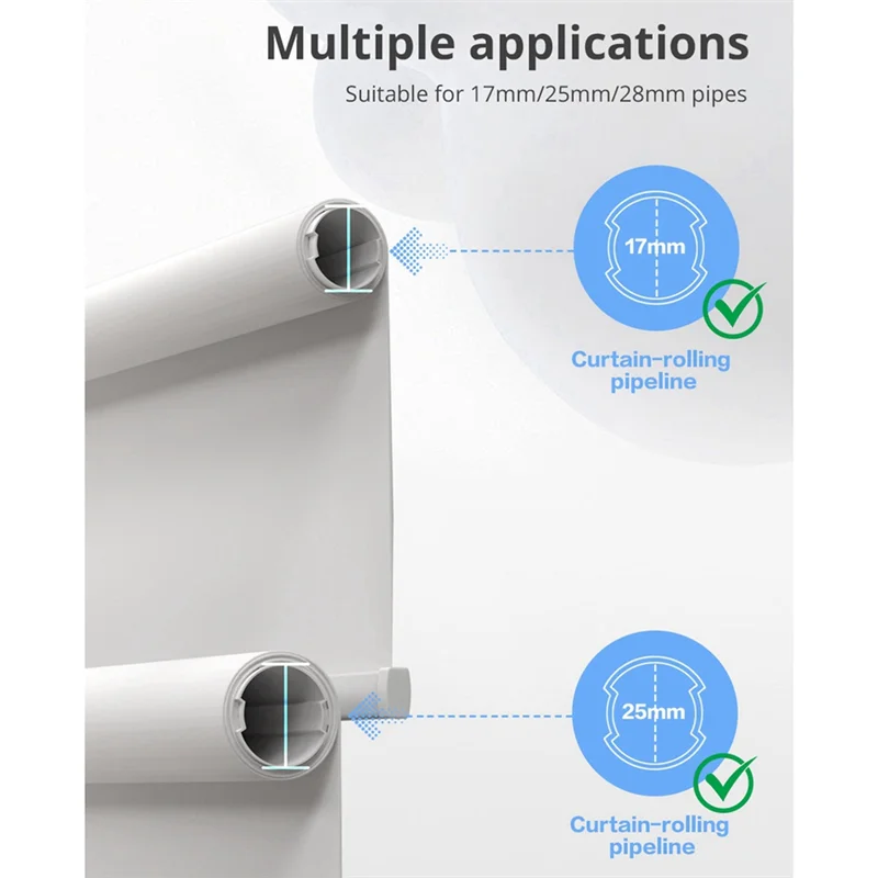 B50B-Wifi 스마트 롤러 쉐이드 블라인드 모터 플러그인 17Mm/20Mm/25Mm/28Mmmmm 튜브 커튼 관형 모터 R9이있는 EU 플러그 모터