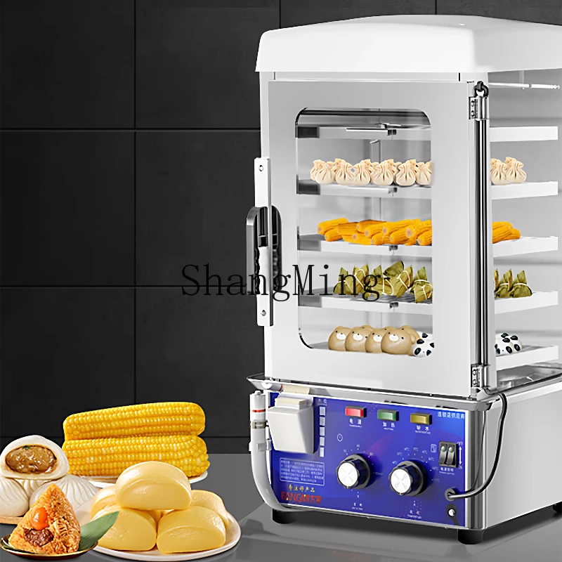 

ZYY commercial desktop steamer automatic convenience store borderless steamer display cabinet