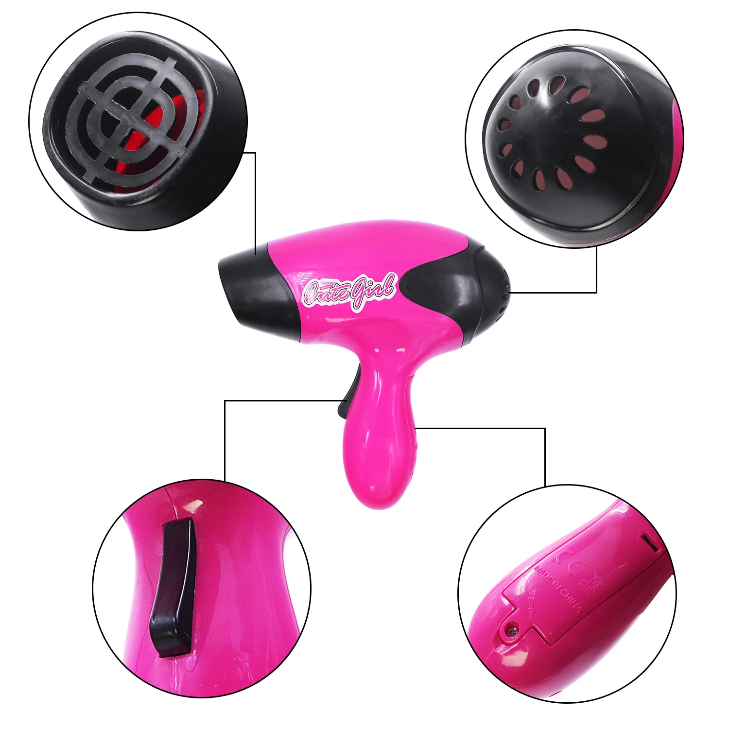 Simulação de brinquedos infantis, meninas brincando em casa, emissão de som elétrica, maquiagem luminosa, beleza, 1:1