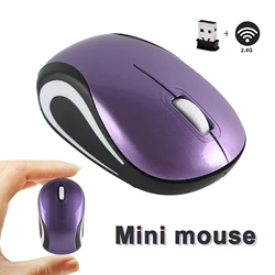 Mini 2.4Ghz Wireless Mouse Small Portable Cute Office Mause 1000 DPI Optical USB Receiver Ergonomic Kids Mice For PC Laptop