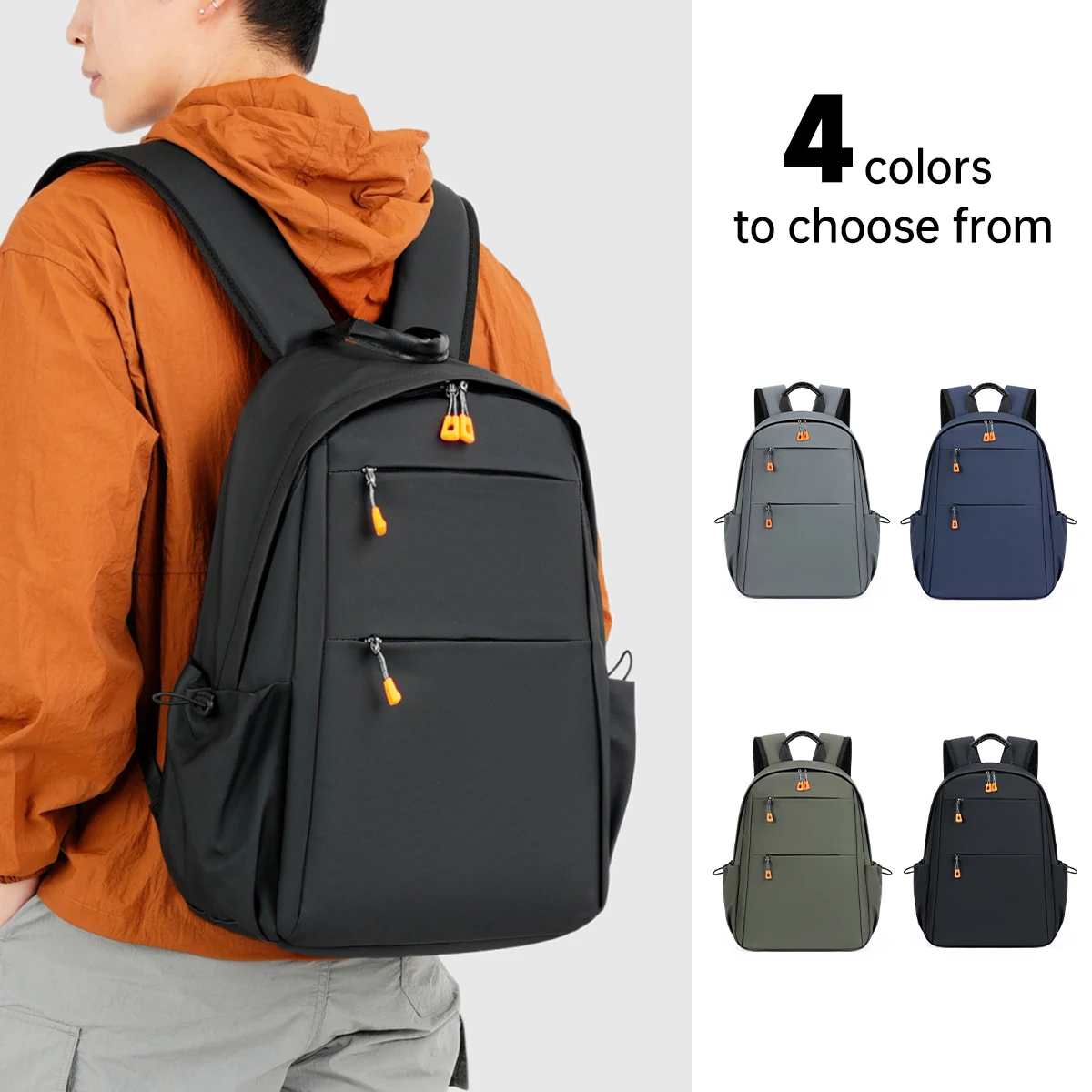Men's backpack, travel backpack, laptop backpack for business trips, school bag for high school, junior high school, and college students, extra-large capacity for boys
