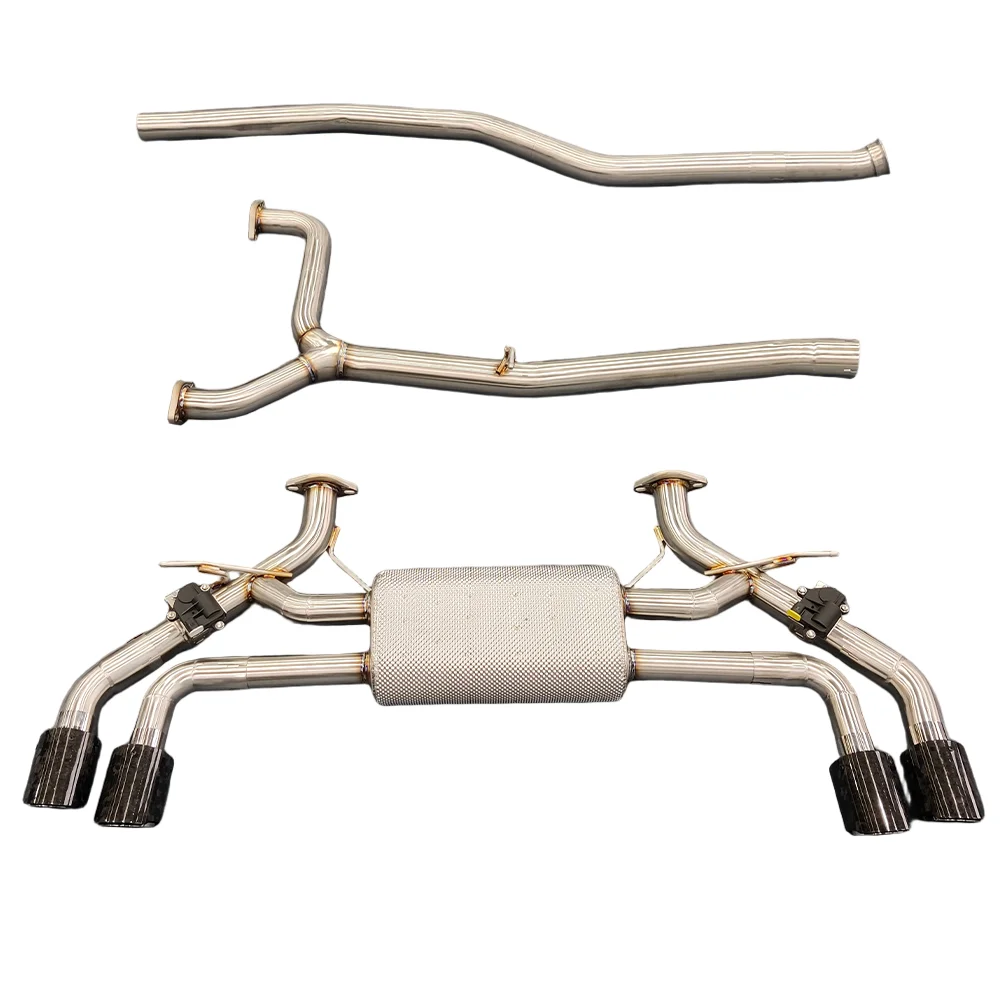 Custom Valved Exhaust Pipe for 640 640i 640GT GT G32 Valved Sport Exhaust System with Remote Control - view 5